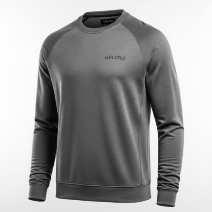 QELVRO Sweatshirt Tech-Knit Homme - Confort & Style Moderne Urbain