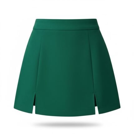 Jupe-short Fendue Taille Haute QELVRO - Short Jupe Moderne et Chic Femme